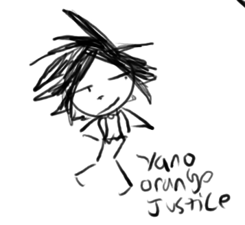 Drawpile drawing of Yano from Odd Taxi